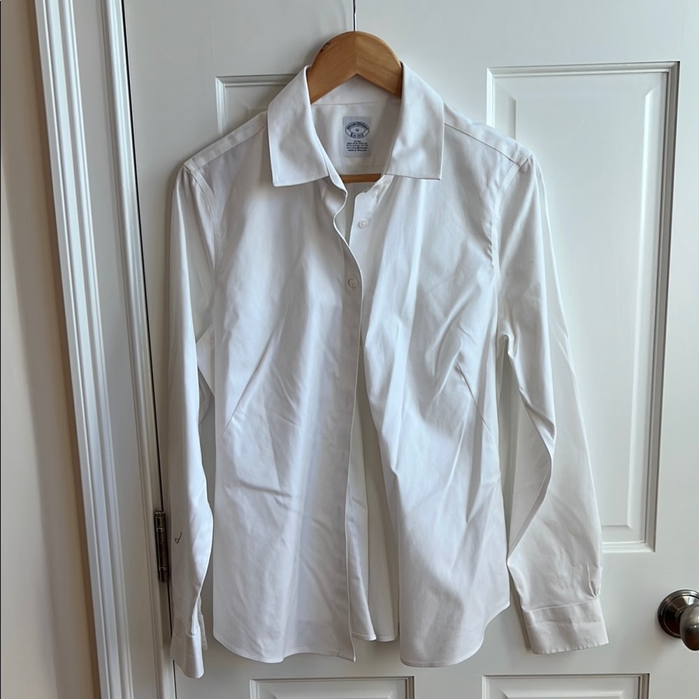 Women’s Brooks Brothers White Dress Shirt